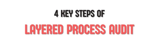 Key steps and benefits of Layered Process Audit